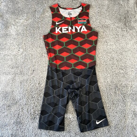 Nike Other - Nike Pro Elite Kenya Team Track Field Speed Suit Size Small Men CI8900-602